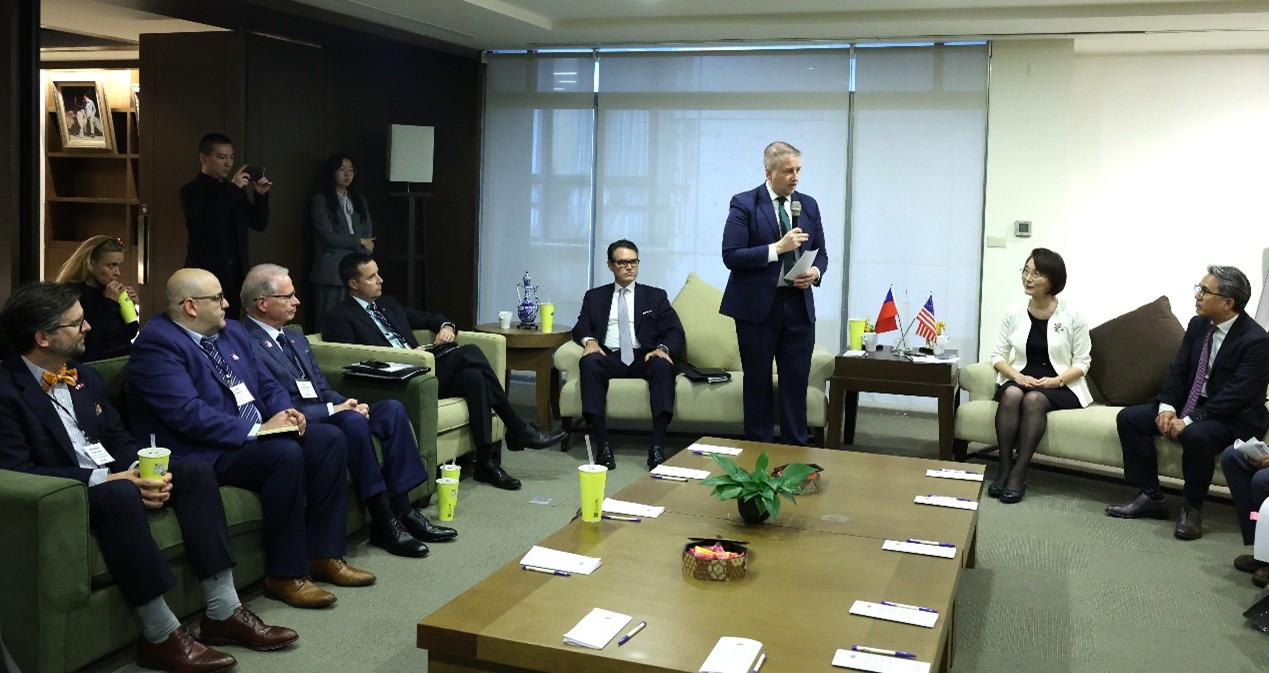 美國佛州商務廳廳長Alex Kelly盼深化臺美雙邊教育等各項多元合作。