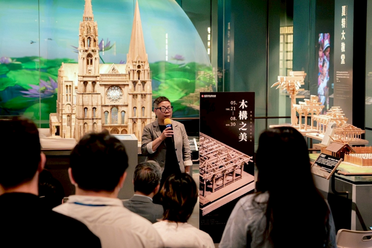世界宗教博物館館長馬幼娟開幕活動致詞。照片由「世界宗教博物館」提供。
