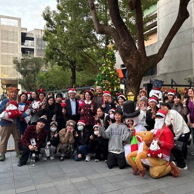 實踐大學溫馨迎接聖誕節期　點亮校園傳遞平安與祝福圖片