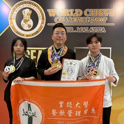 實踐大學餐飲管理學系勇奪「2026馬來西亞新山柔佛世界廚藝大賽」多項大獎 展現國際餐飲實力